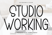 Studio Working