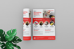 Plumbers Flyer Template, a Flyer Template by creative-som