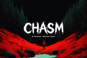 Chasm - Brush Font, a Handwritten Font by Tugcu Design Co. (Thumbnail 1 of 3)
