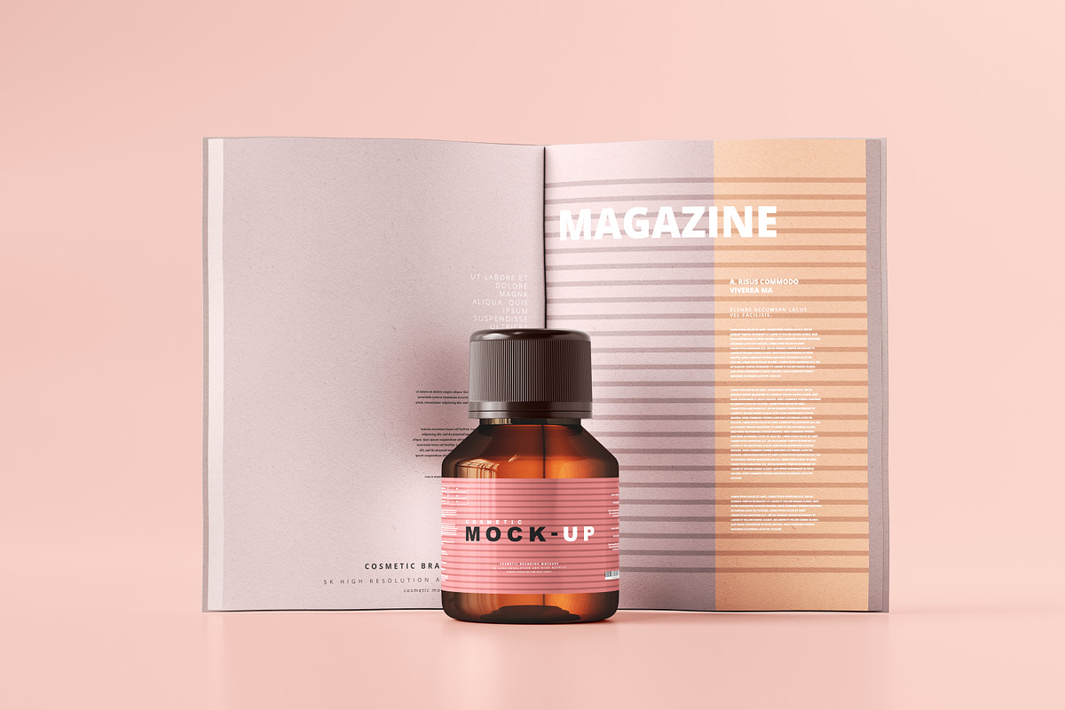 250+ Cosmetic Branding Mockup Bundle, a Cups & Container Mockup by pmvch (Photo 235 of 273)
