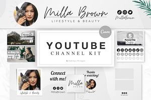 YouTube Channel Branding Kit | Canva, a Social Media Template by OniriqveDesigns