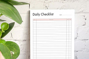 Daily Checklist, a Stationery Template by DesignDevisers (Thumbnail 3 of 10)
