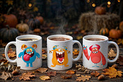 Silly Slimes - 6 Cute Monsters, a Seasonal Illustration by D R A W K M A N (Thumbnail 5 of 6)