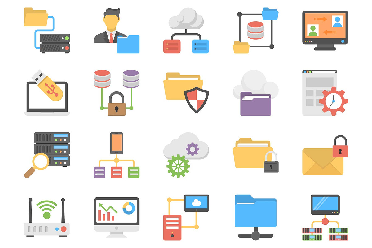 Essential Cloud Computing Icon Set., an Icon by Vector Portal (Photo 6 of 6)