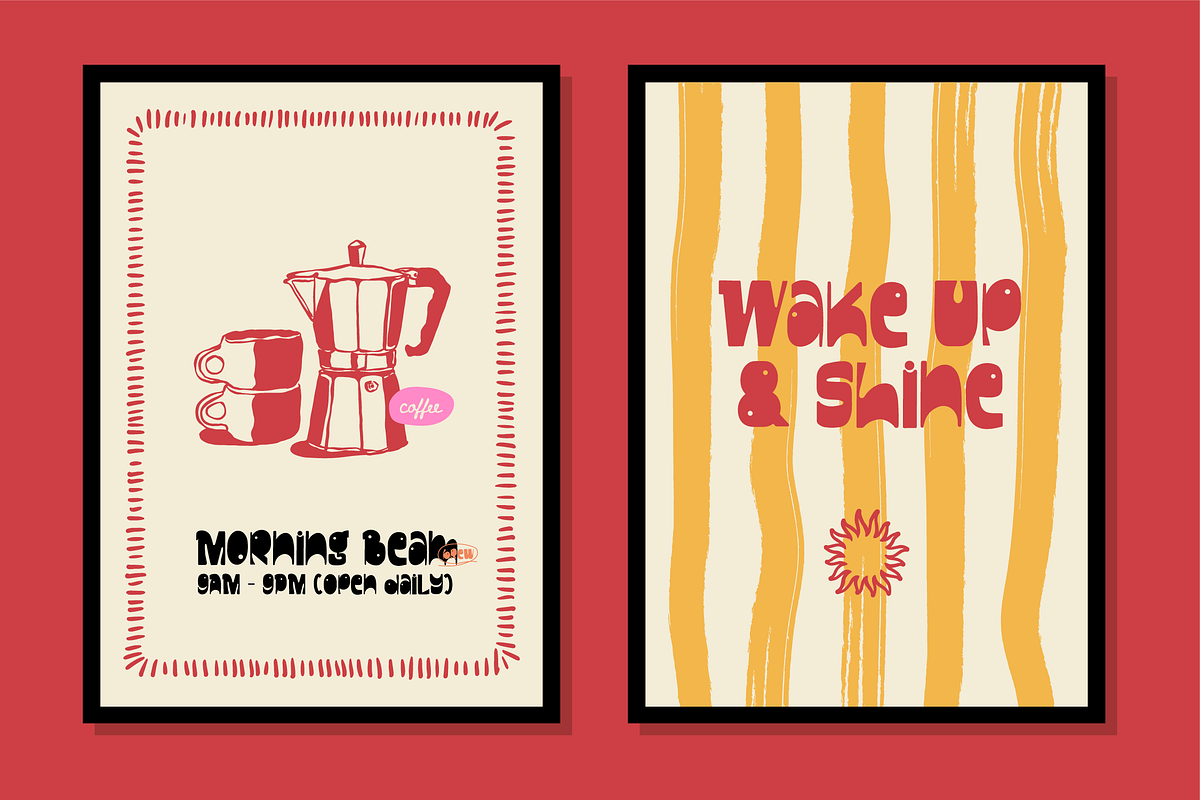 Dotcha Rounde | Fun Hand Drawn Font, a Handwritten Font by gracetype_studio (Photo 2 of 12)