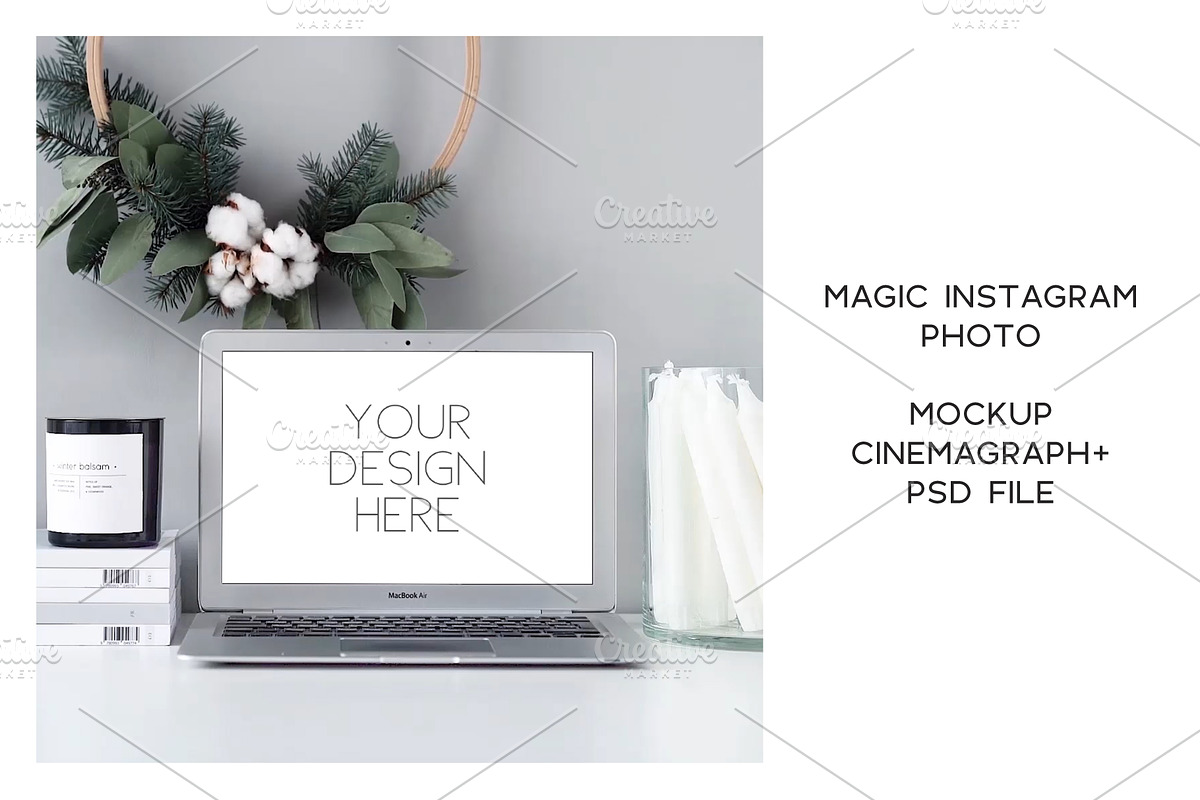 Animated Instagram photo. Mockup # 8, a Social Media Template by Una Matison (Photo 2 of 3)