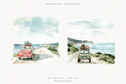 Roadtrip Illustrations, a Decorative Illustration by PeDe Designs (Thumbnail 3 of 10)