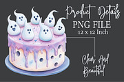 Halloween Party Cake Watercolor Clip, an Illustration by Rose Art (Thumbnail 7 of 7)