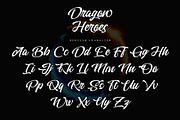 Dragon Heroes, a Script Font by Letterara (Thumbnail 9 of 13)