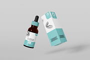 Dropper Bottle and box mockup, a Mockup by Graphic_world89 (Thumbnail 12 of 12)