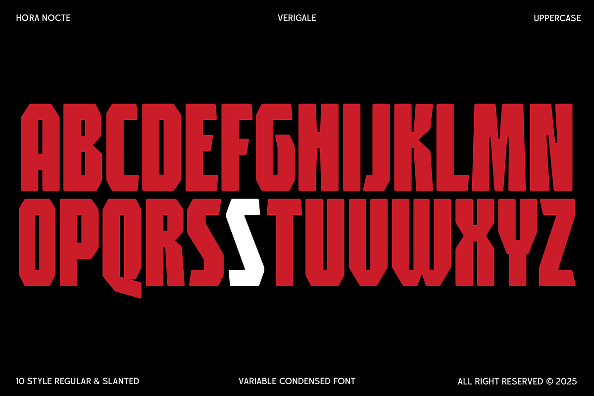 HN Verigale, a Sans Serif Font by Hora Nocte (Photo 5 of 15)
