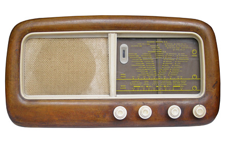 Old radio featuring radio, tuner, and vintage preview 6