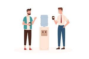 Office Water Cooler Talk