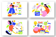 10 Time Management Planning, a Person Illustration by denayunebgt (Thumbnail 3 of 4)