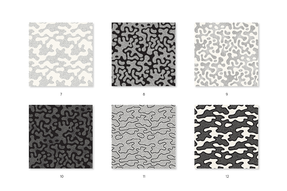 Dotted Spots. Seamless Patterns, a Pattern Graphic by Curly_Pat (Photo 3 of 5)