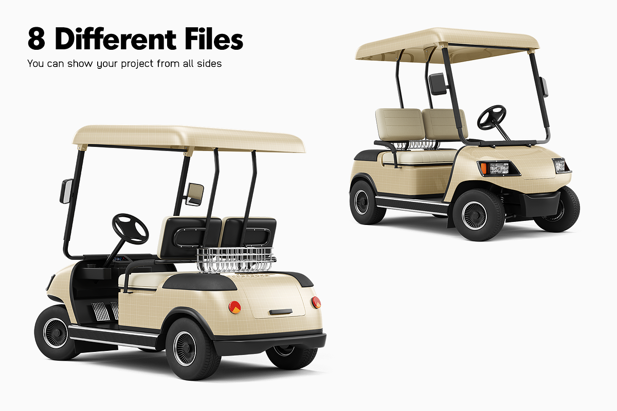Golf Cart Mockup 2, a Product Mockup by Mockupix (Photo 7 of 12)