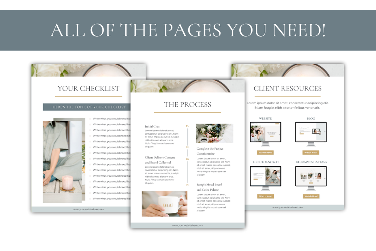 Client Welcome Pack | Selina & Co., a Templates & Theme by Lady Boss Studio (Photo 3 of 9)