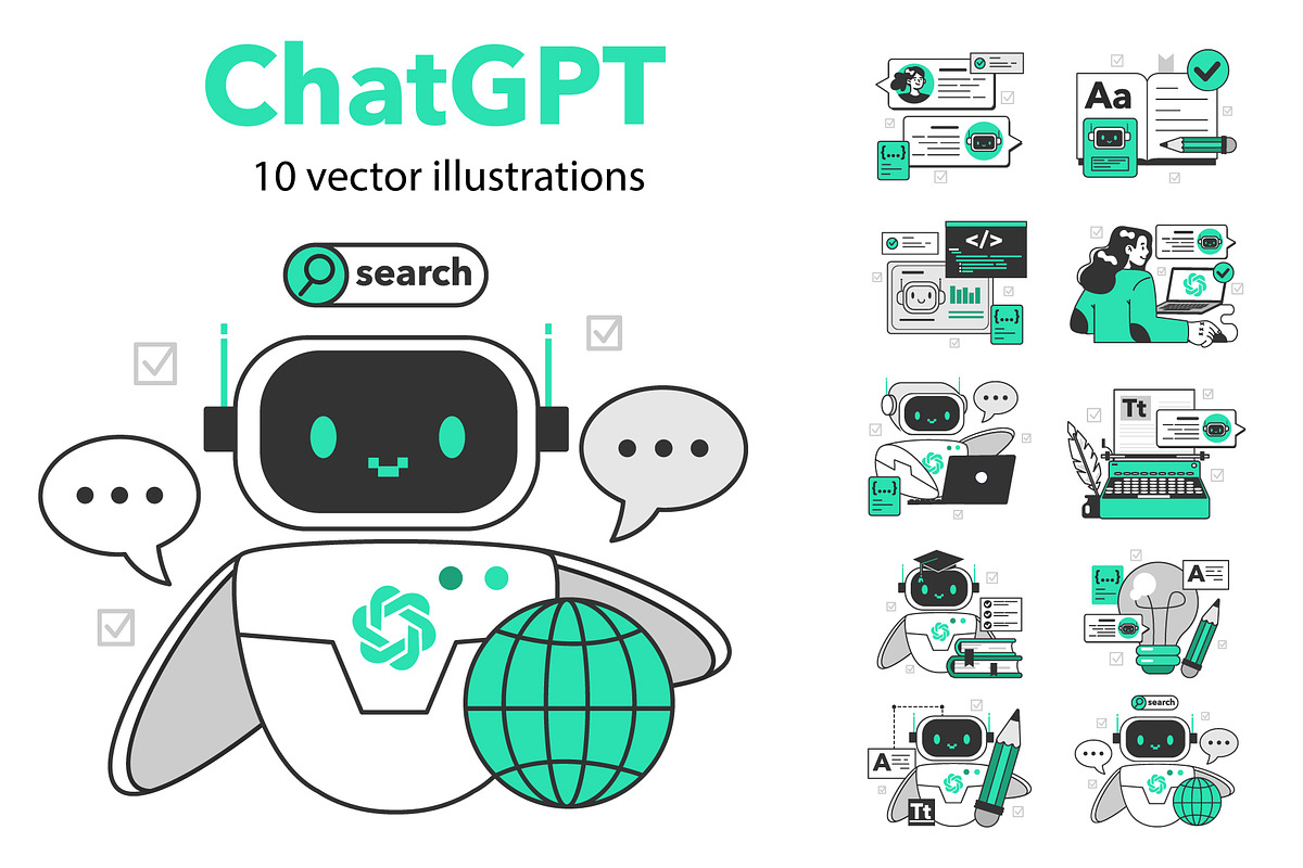 ChatGPT, a Technology Illustration by inspiring.team (Photo 1 of 4)