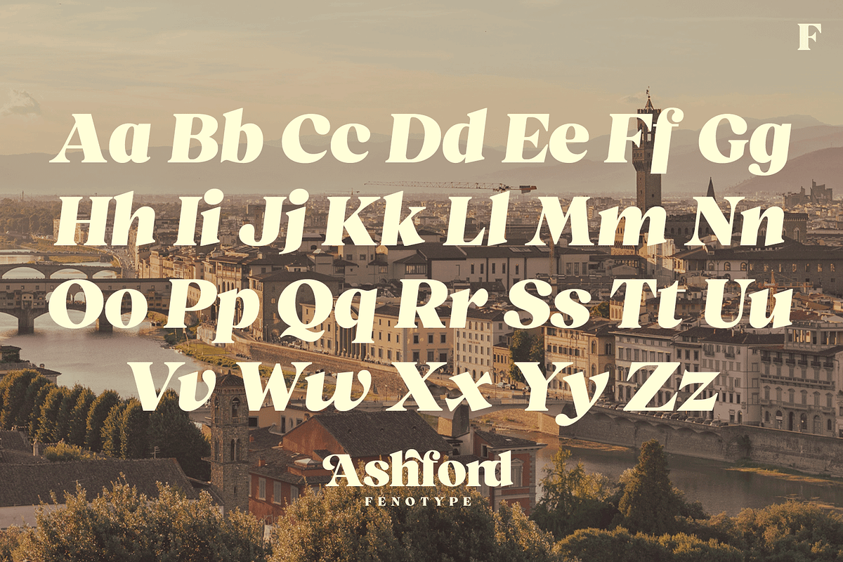 Ashford Stylish Serif, a Serif Font by Fenotype (Photo 11 of 11)
