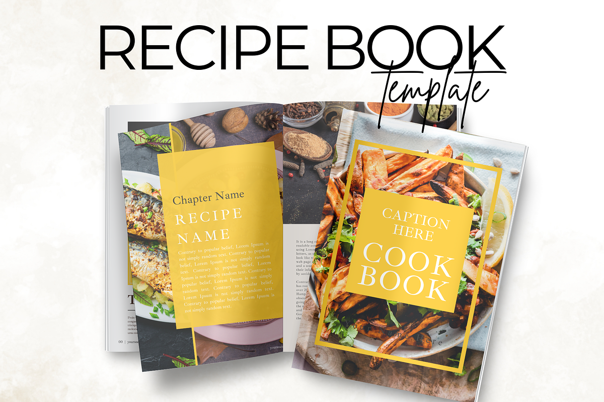 Aesthetic Cookbook Canva Template, a Presentation Template by Digital By Nikoleta (Photo 7 of 9)