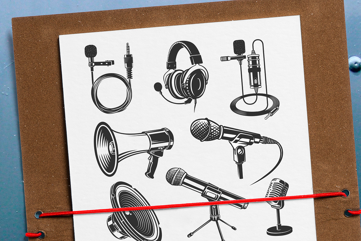 Microphone, a Branding & Logo Template by DOBROGRAPH (Photo 3 of 7)