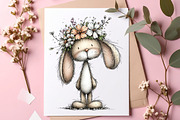 Whimsical woodland spring clipart, an Illustration by SinaCreation (Thumbnail 7 of 11)