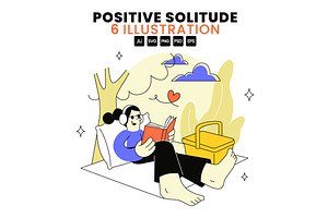 6 Positive Solitude Illustration