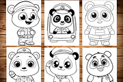 Military Camp Stories Coloring Page, a Brochure Template by LA Design (Thumbnail 2 of 10)