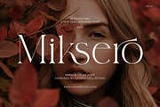 Miksero Elegant Serif Font, a Serif Font by Graphicxell (Thumbnail 1 of 8)