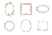 Easter spring floral frame Clipart, an Illustration by GatewayDesign (Thumbnail 2 of 3)