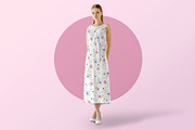 Women’s Summer Dress Mockup, an Apparel Mockup by PSD Market (Thumbnail 4 of 7)
