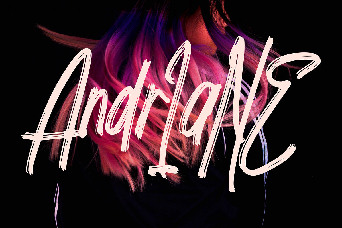 Bravest rough script font, a Script Font by SSI.Scraps (Photo 3 of 11)