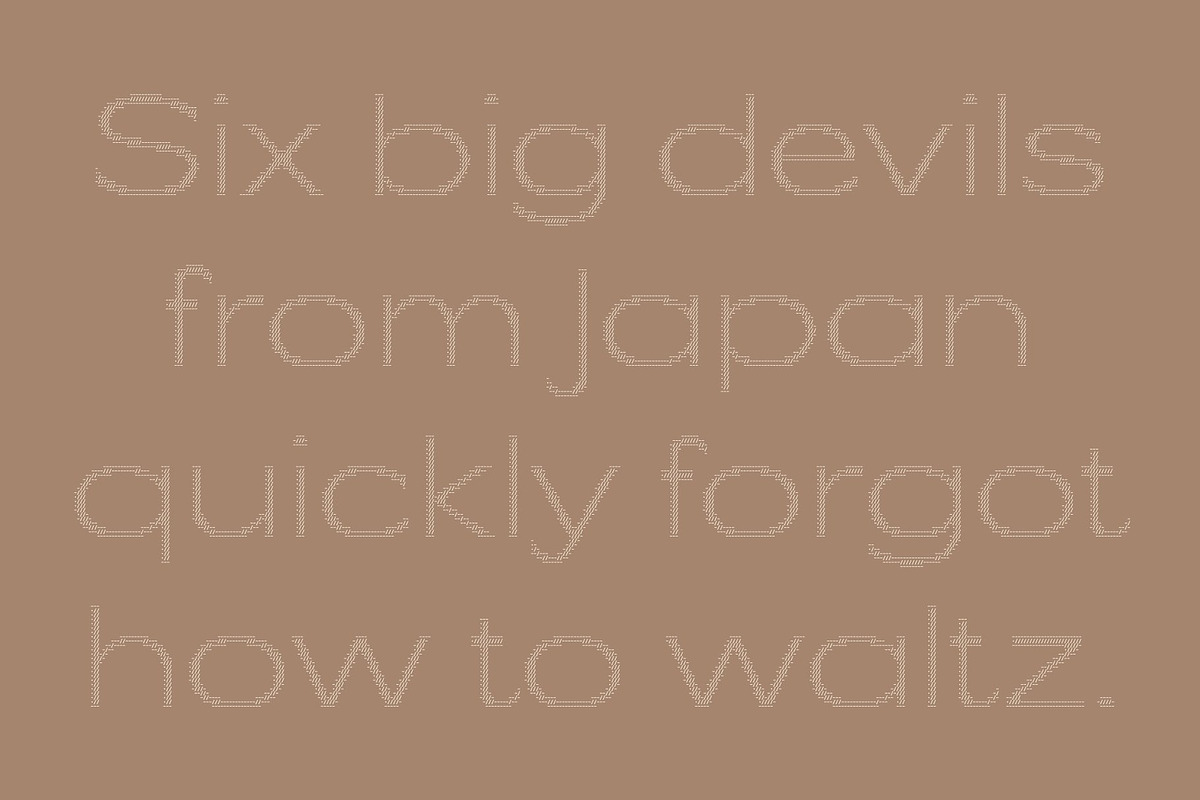 Cenios Ascii, a Sans Serif Font by Craft Supply Co. (Photo 6 of 8)