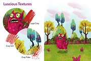 Procreate Cray-Cray Crayon Brushes, a Brush Add-On by Ink Gang Boss (Thumbnail 3 of 8)