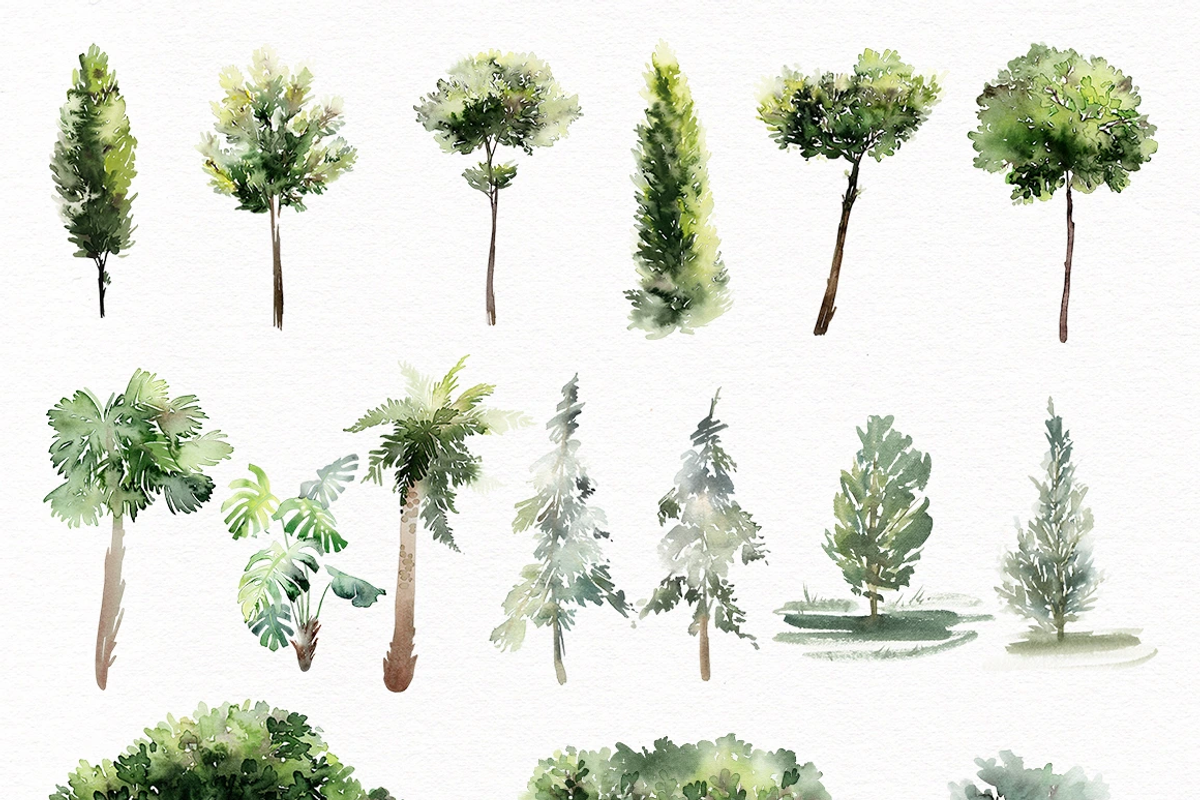 Italian Summer Watercolor Bundle, an Illustration by Karma (Photo 6 of 37)
