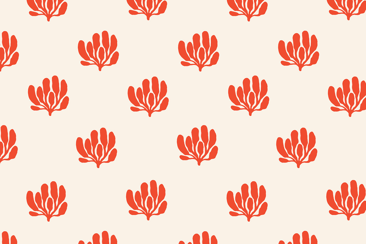 Corals, seaweed seamless patterns, a Pattern Graphic by Good Studio (Photo 4 of 9)