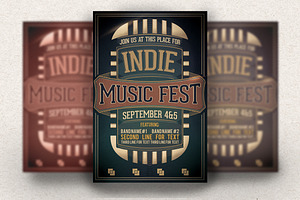 Indie Music Fest flyer