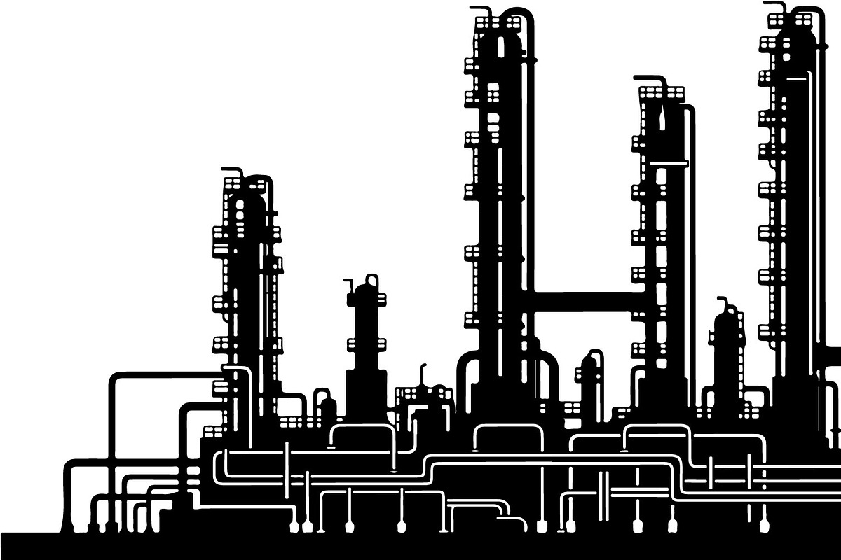 Industrial Factory Silhouette Bundle, an Illustration by Designs_River (Photo 15 of 45)
