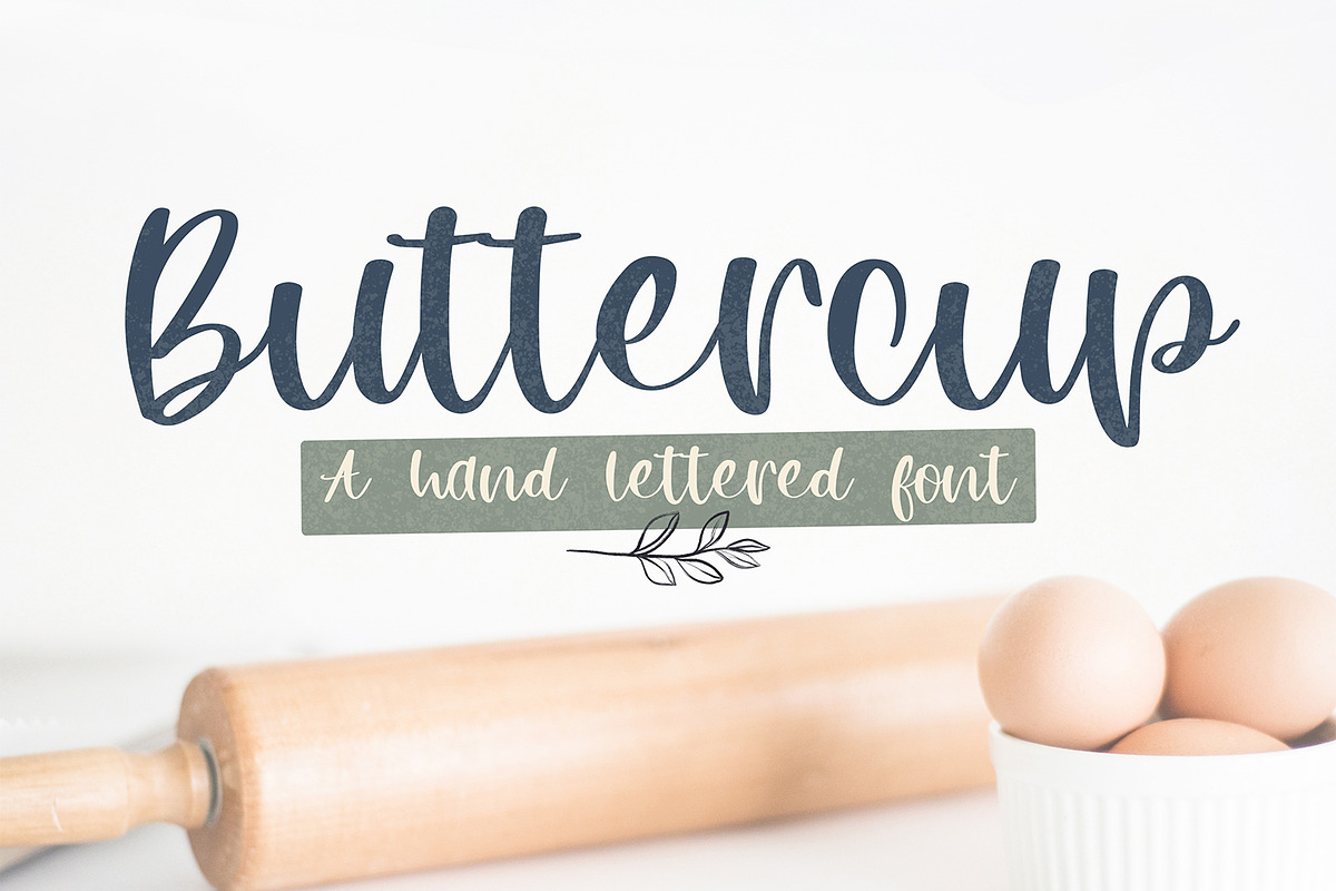 Buttercup, a Script Font by Dansie Design (Photo 1 of 10)