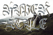 Chrome Text Effects Bundle 02, a Layer Style Add-On by Hyperpix Productions (Thumbnail 16 of 48)