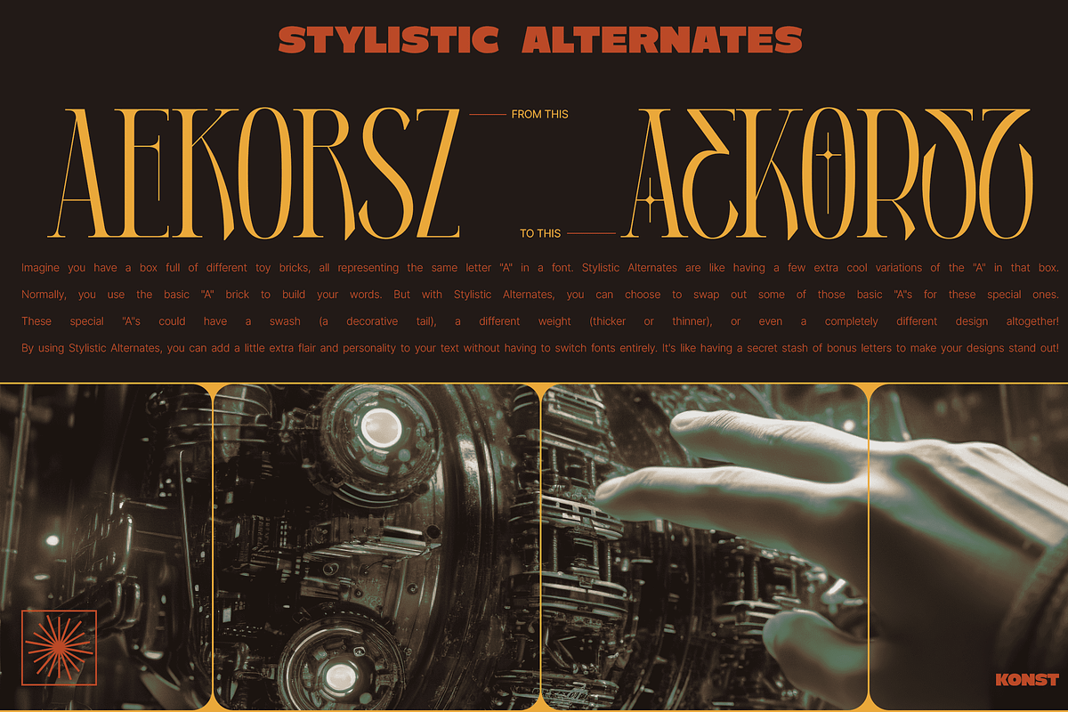 Esmogad - Futuristic Serif Fonts, a Serif Font by Konstantine Studio (Photo 6 of 8)