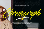 Chronograph, a Script Font by operatype.co (Thumbnail 1 of 8)