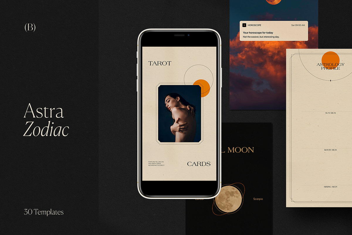 Astra Zodiac Instagram Templates, a Social Media Template by BlancheStudio (Photo 1 of 11)