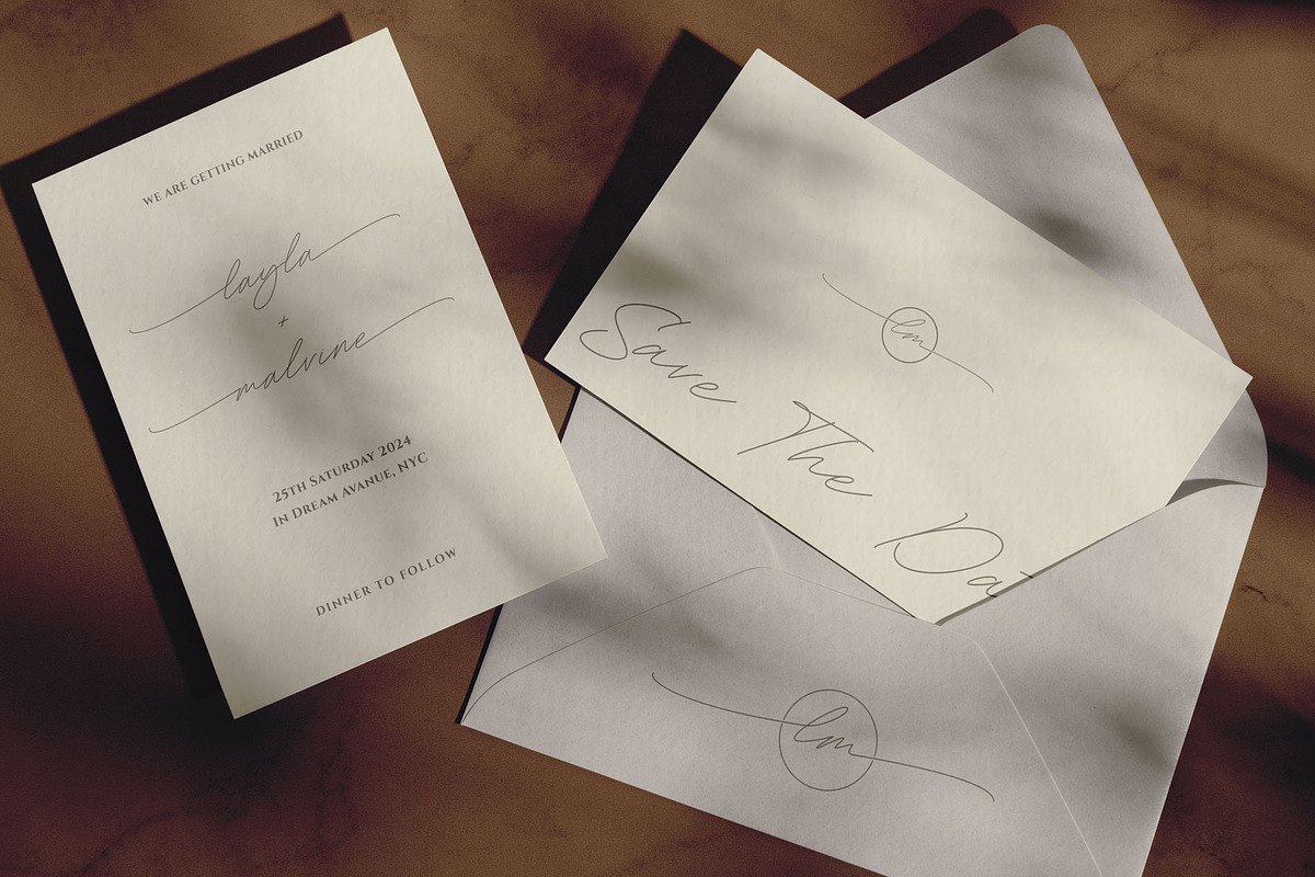 Grand Resort Elegant Monoline Script, a Handwritten Font by RantautypeStudio (Photo 8 of 15)