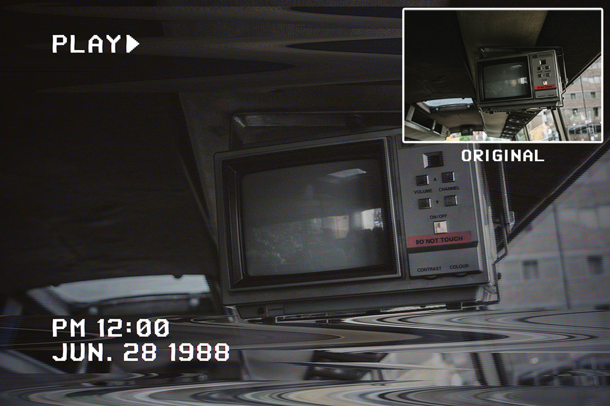 VHS Image Effect Generator, a Brushes & More by Medialoot (Photo 4 of 5)