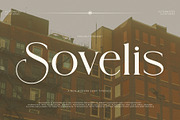 Sovelis - A New Modern Serif font, a Serif Font by GridlineType (Thumbnail 1 of 10)