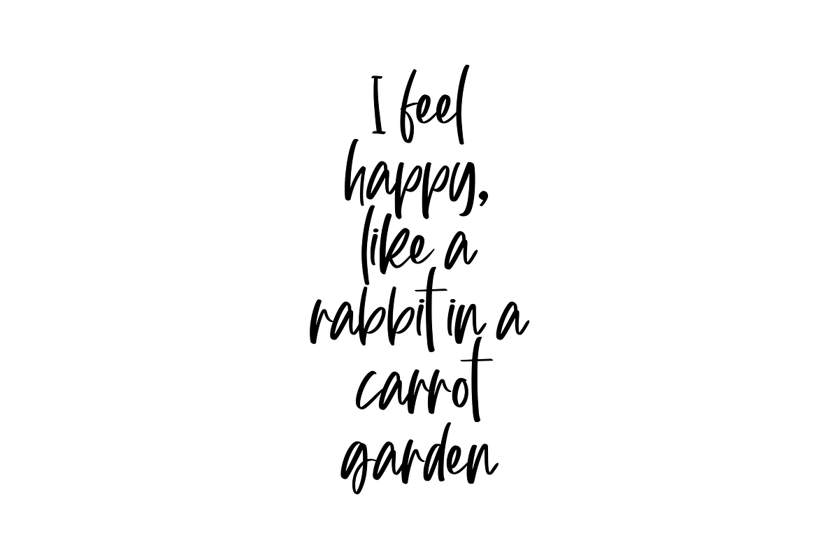 Gardenia + Extras font preview 3