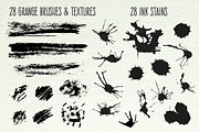 200+ Vector hand drawn brushes, a Brush Add-On by LarysaZabrotskaya (Thumbnail 4 of 5)