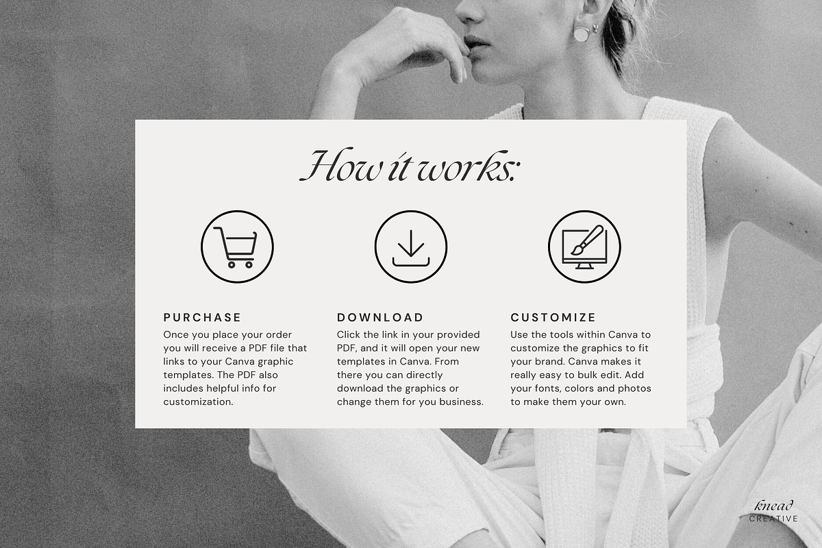 Canva Content Creator Templates, a Social Media Template by Knead Creative (Photo 6 of 6)