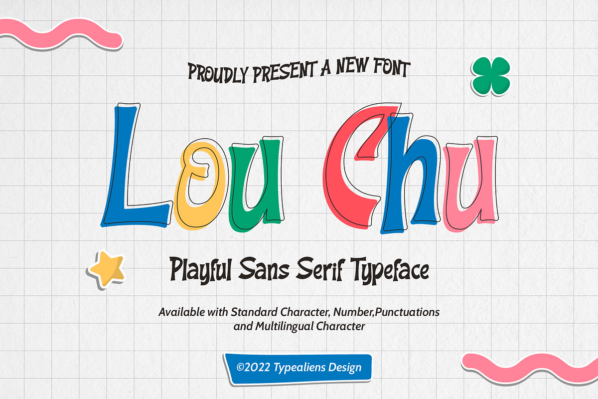 Lou Chu, a Sans Serif Font by ilhamtaro (Photo 1 of 10)